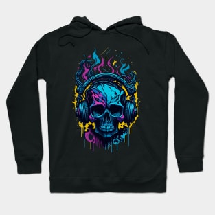 Musical Skull Hoodie